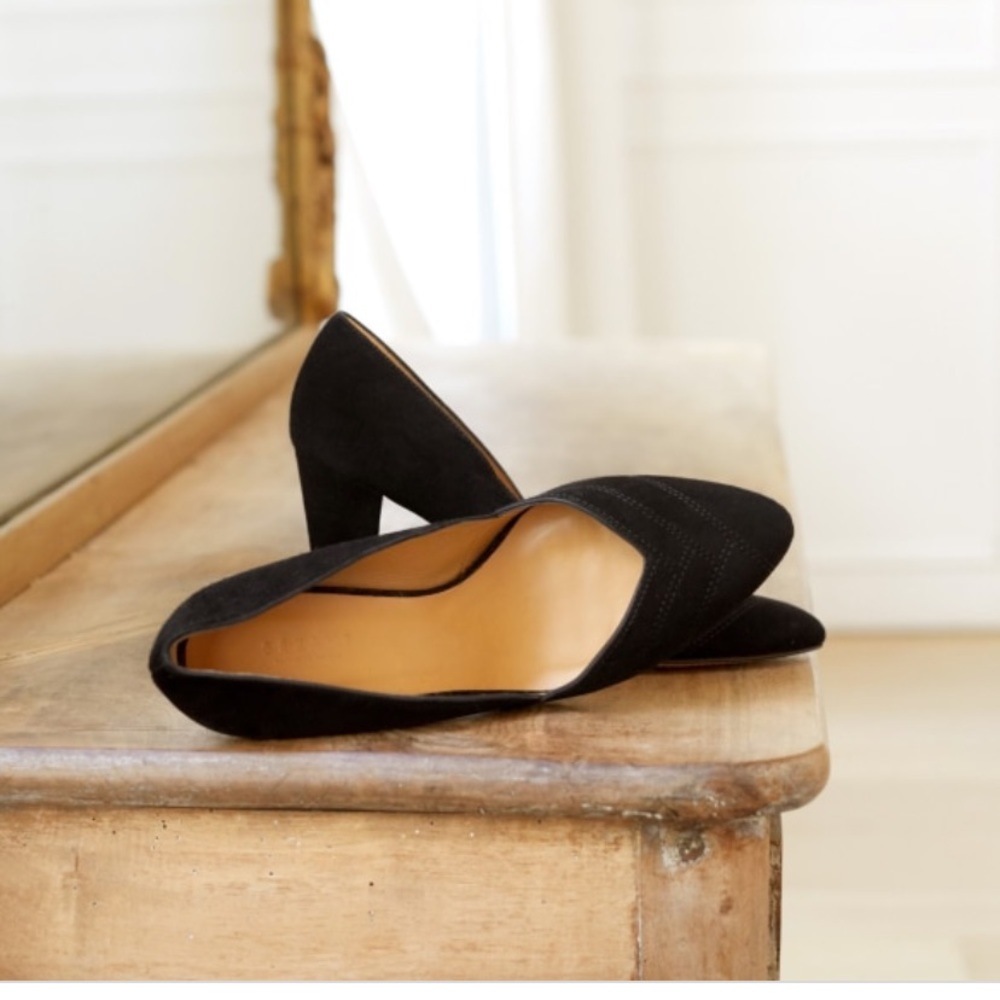Sezane Escarpins High Augustine Black Heels